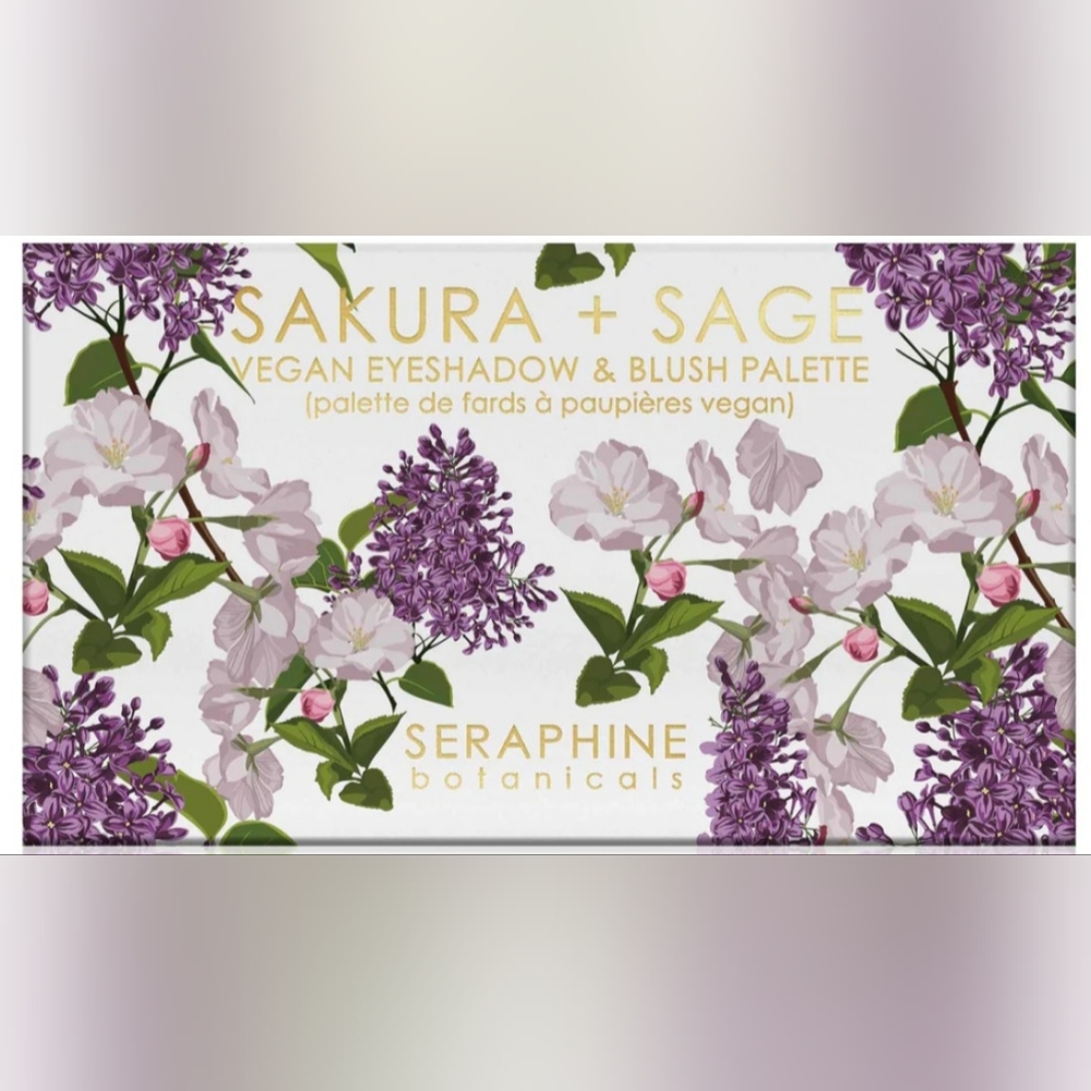 Seraphine Botanicals eyeshadow and blush palette